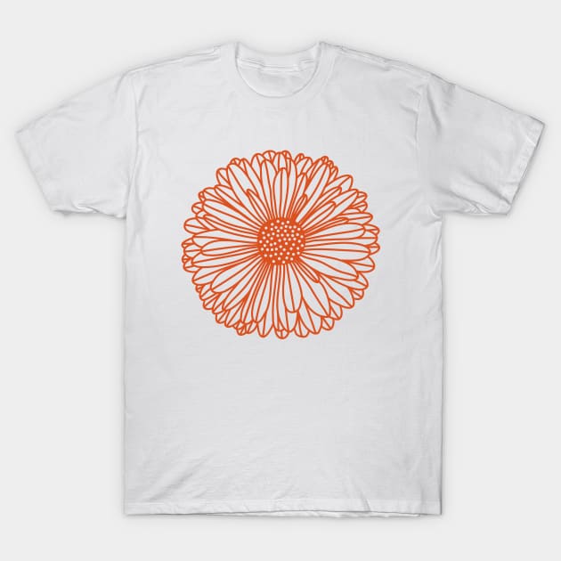 Gerbera Daisy T-Shirt by NicSquirrell